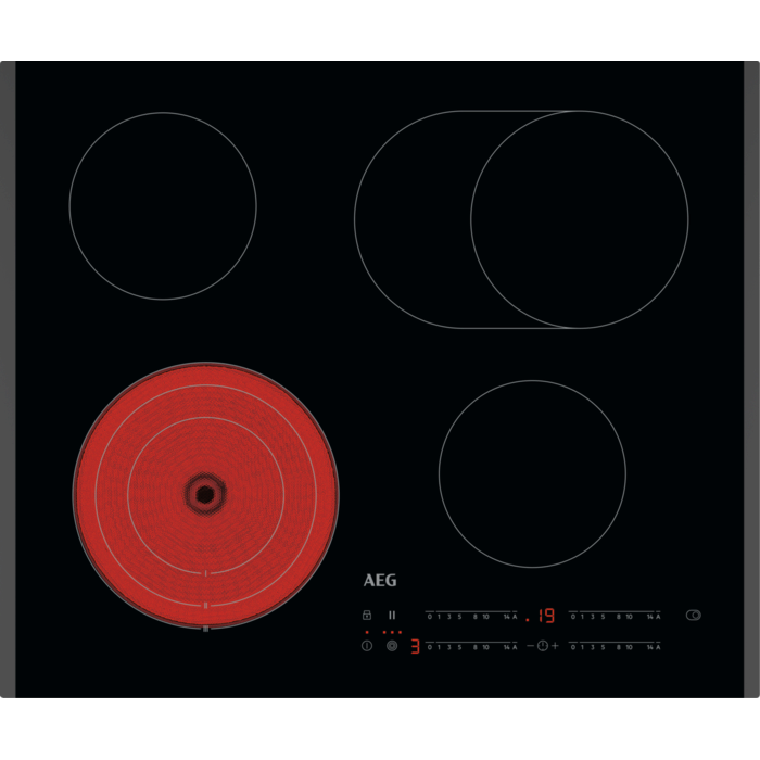 AEG 3000 staklokeramička ugradbena ploča 60 cm