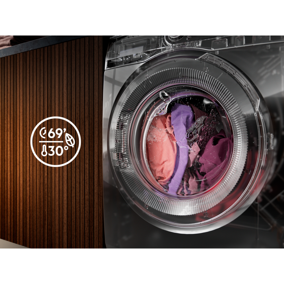 AEG - 8 kg washing machine - LFR73844VE