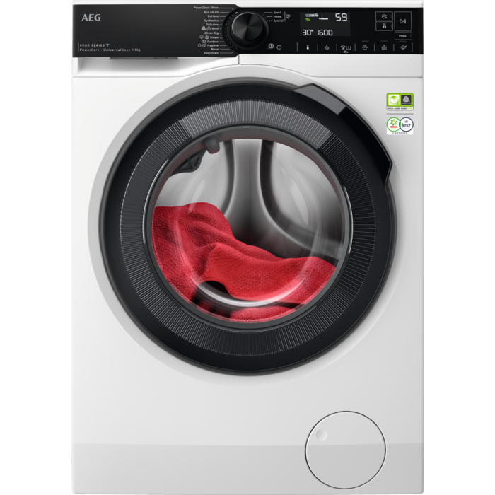 AEG 8000 Series perilica rublja kapaciteta 8 kg i 1600 okretaja